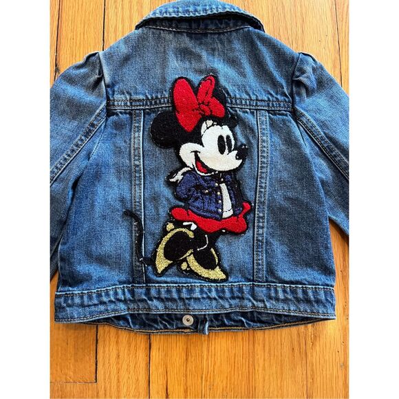 Minnie Gap Disney jeans jacket toddler girls 3 yrs old - Picture 3 of 4